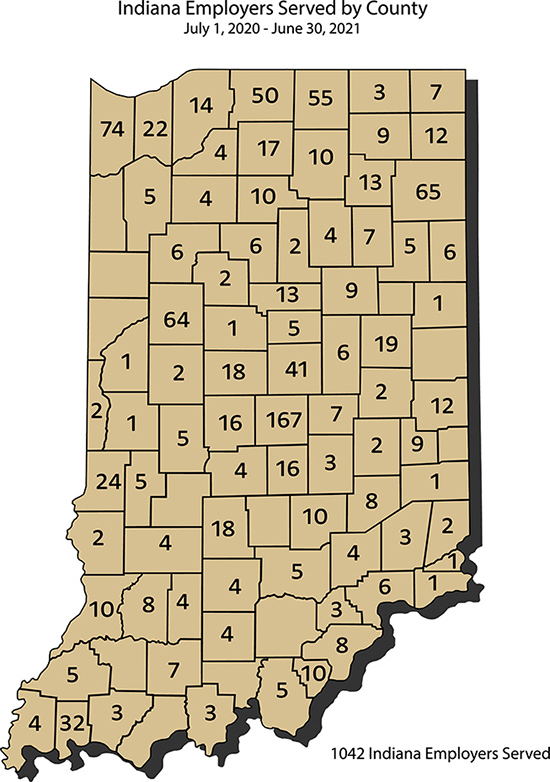 Indiana Congressional Districts Map with Impact