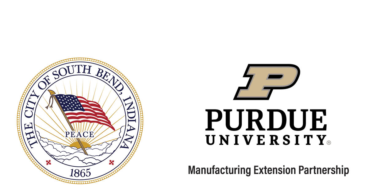 South Bend and Purdue MEP logos